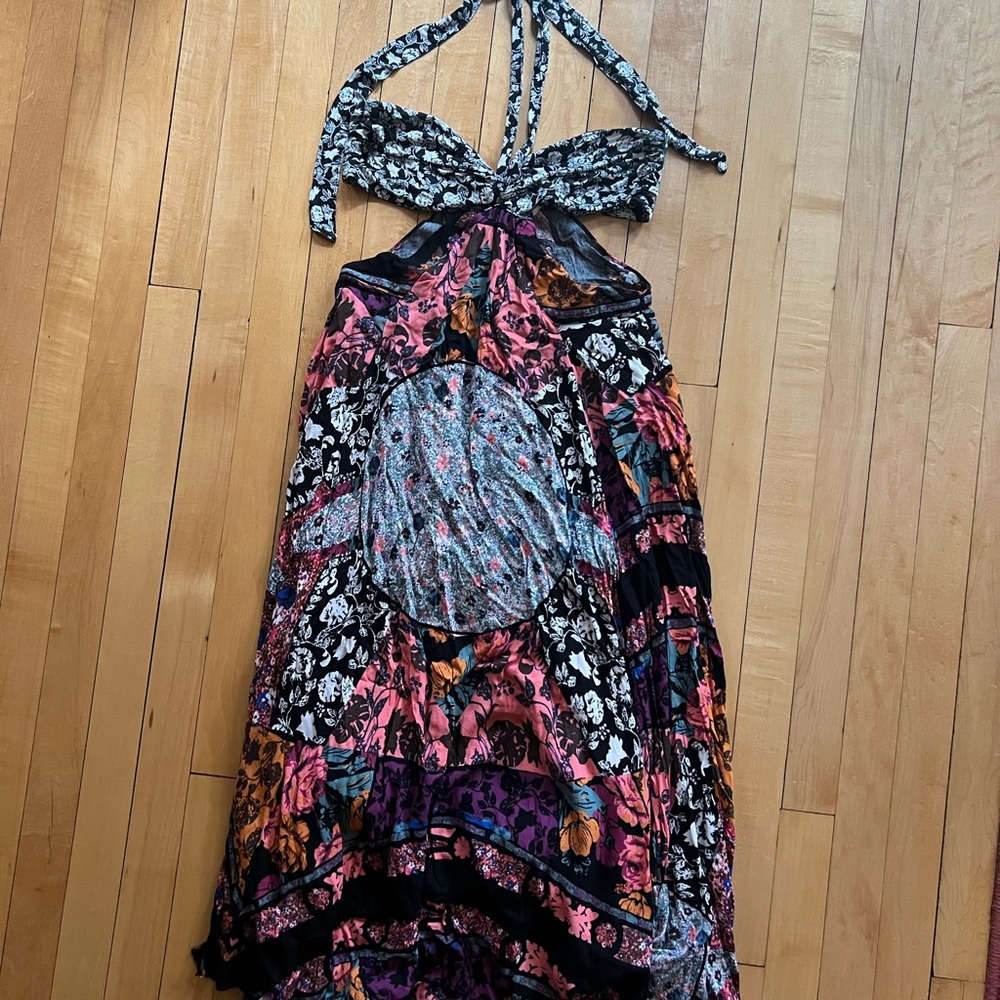 Free People Halter Maxi Dress in Black, Pink, Purple, Orange